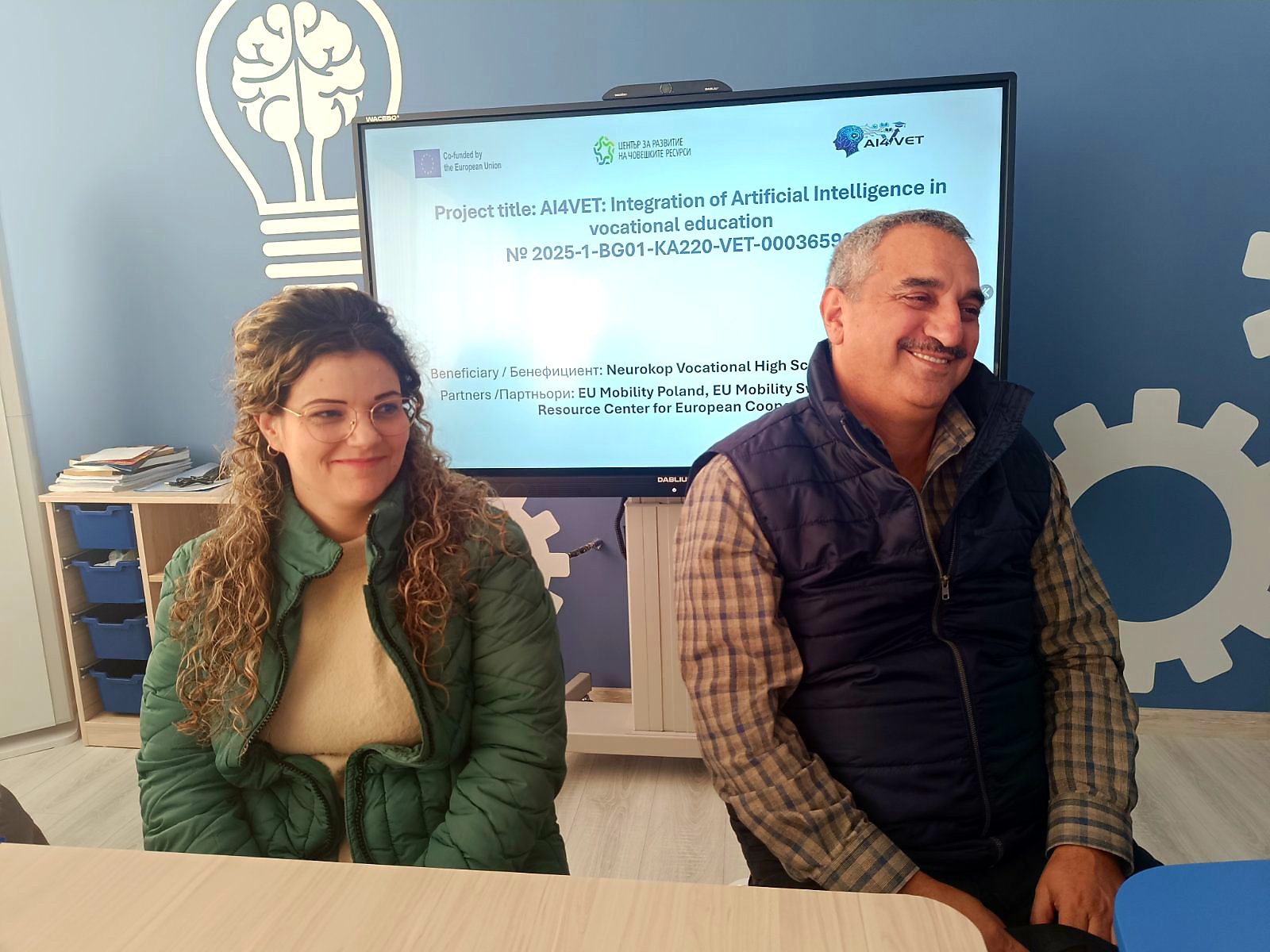 Teachers and business representatives